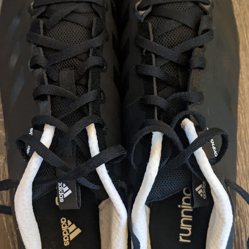 Size 13 - adidas Sprintstar Spikes Core Black - B37502